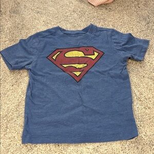 Old Navy Blue Superman Logo Kids Tee